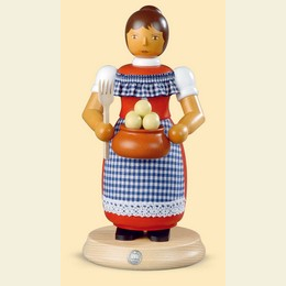Smoker Dumpling Woman - 24cm / 9 inch