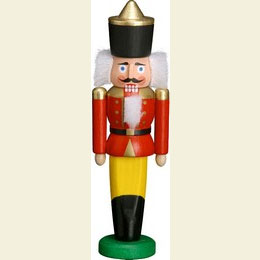 Nussknacker K�nig rot  -  9cm