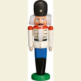 Nussknacker D�ne wei�  -  9cm