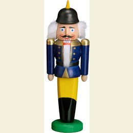 Nutcracker Soldier blue  -  9cm / 3.5 inches
