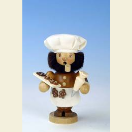 Räuchermännchen Zuckerbäcker natur - 17,5cm