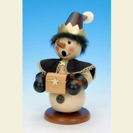 R�ucherm�nnchen Schneemann Melchior natur  -  23cm