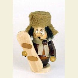 Smoker Gnome Snowboarder - 13cm / 5 inches