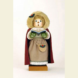 Nutcracker Carol Singer woman - 39cm / 15 inches