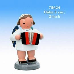 Engel mit Harmonika  -  5cm