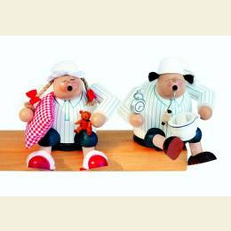 R�ucherm�nnchen Kantenhocker - Schlafm�tze (links)  -  15cm