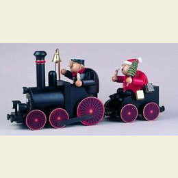 Smoker Engine driver with train  -  22cm / 9 inch
