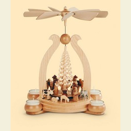 1 - tier pyramid - The Christmas Story - 32cm / 13 inch