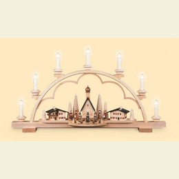 Candle Arch - Village in the Alps - 65cm / 26 inch