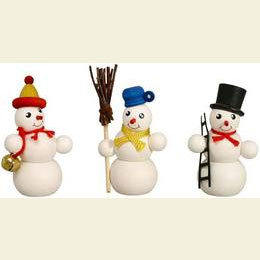 Mini Schneemänner 3 - tlg. - 6cm