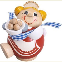 R�ucherm�nnchen Klo�frau  -  12cm