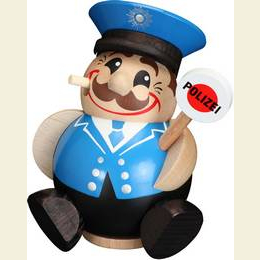 R�ucherm�nnchen Polizist  -  12cm