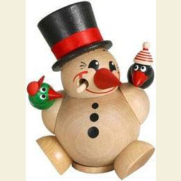 Smoker Ball Figur Smoker Cool Man with Birds - 12cm / 5 inch