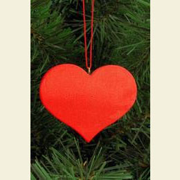 Heart red  -  5,7 / 4,5cm  -  12 pcs. / 2 x 2 inch