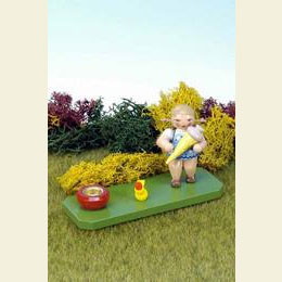 M�dchen mit Zuckert�te und Licht  -  6,0cm