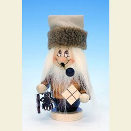 Smoker Mini Gnome with package  -  14,0cm / 6 inches