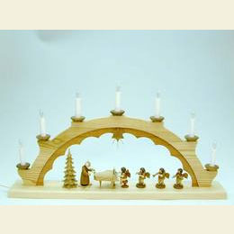 Candle Arch Angel with Saint Peter - B 66,0cm / 26 inch