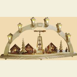 Candle Arch Christmas fair - 41 x 17 inch - 80 x 43cm