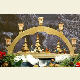 Candle Arch Winter Forest - electrical - 48cm / 19 inch