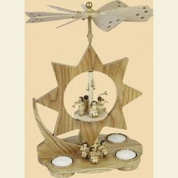 1 -  tier Tealight - Pyramid Angel  -  12 inch  -  30cm