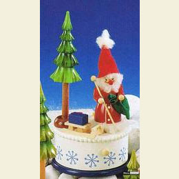 Music Box Santa