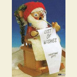 Smoker Mr. Santa with music  -  25cm / 10 inch