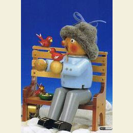 Smoker Birdwatcher - 25cm / 10 inch