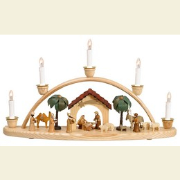 Schwibbogen - Krippenhaus - 50cm