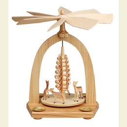 1 - st�ckige Pyramide  -  Rehe  -  23cm