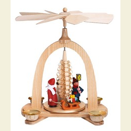1 -  st�ckige Pyramide  -  Kinder Weihnacht  -  23cm