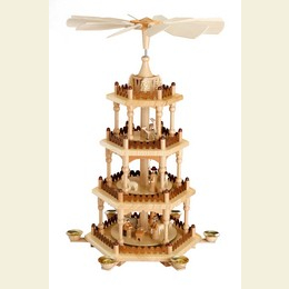 4 - stöckige Pyramide - Krippenszene - 51cm