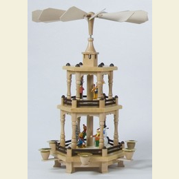 2 - stöckige Pyramide Winterkinder - 46cm