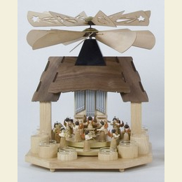 1 - tier pyramid  -  for tealights  -  Angels  -  41cm / 16 inch
