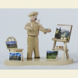 Räuchermännchen Maler - 16cm