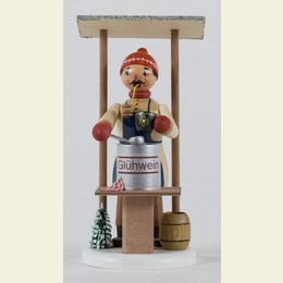 Räuchermännchen Glühweinverkäufer - 21cm