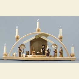 Candle Arch - Nativity Scene - 51 x 30cm / 20 x 12 inch
