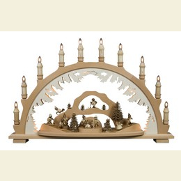 Candle Arch - Winter Children - 67 x 42cm / 26 x 17 inch
