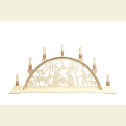 Candle Arch  -  Nativity Scene  -  63cm x 32cm / 25 x 13 inches