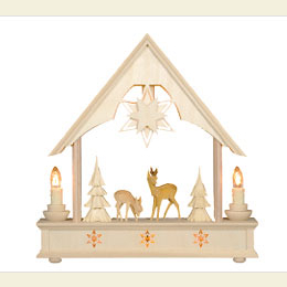 Lichterhaus  -  Waldmotiv  -  27cm