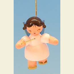 Angel conductor - Blue Wings - floating - 5,5cm / 2,1 inch