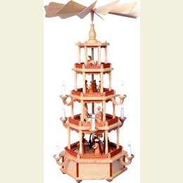 4 - stöckige Pyramide - Christi Geburt - 90cm
